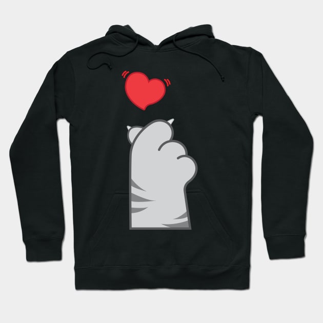 Saranghae Cat Hoodie by The Kitten Gallery